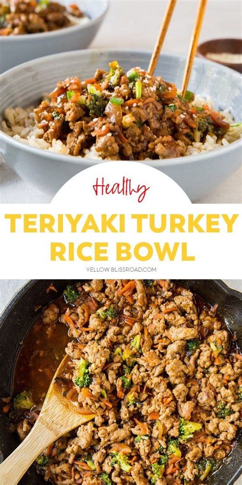 Teriyaki Turkey Rice Bowl Artofit