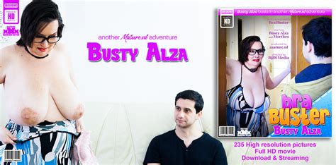 Busty Alza Morthes Curvy Milf Busty Alza With Her Big Natural Saggy