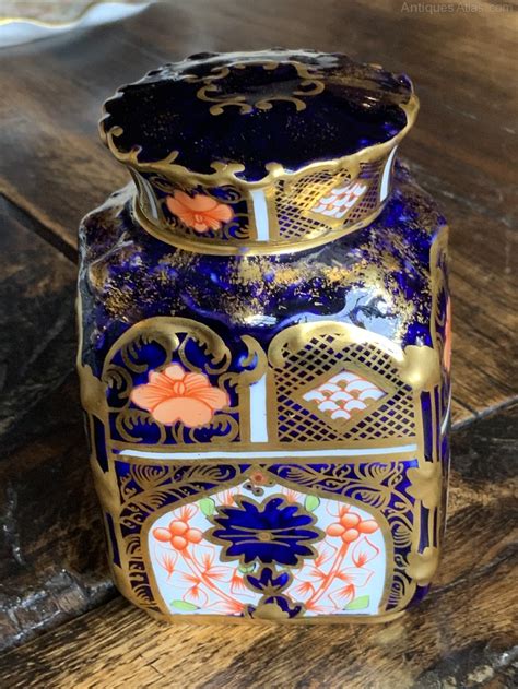 Antiques Atlas Antique Royal Crown Derby Imari Tea Caddy