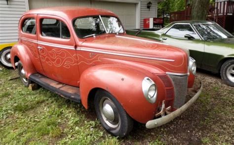 Period Hot Rod 1940 Ford Deluxe Sedan Barn Finds