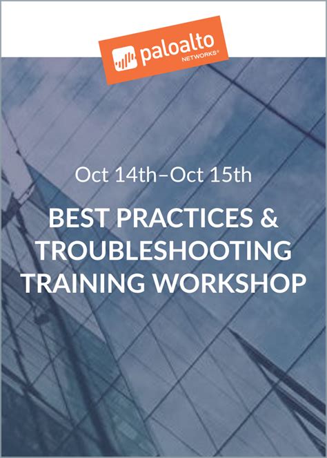 Best Practices Troubleshooting Training Workshop