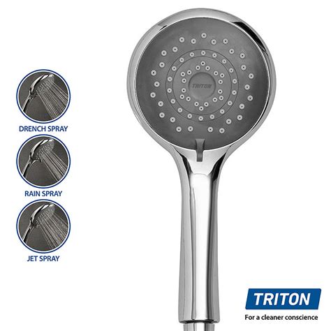 Triton Aspirante 95kw Electric Shower Black Gloss Asp09gsblk At Victorian Plumbing Uk