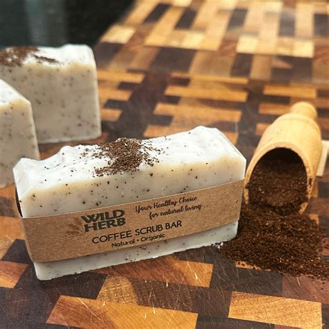 Coffee Scrub Bar All Natural Soap Bar Wild Herb Your Healthy