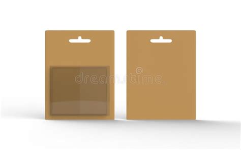 Product Package Box Blister 3dIllustration Stock Illustration ...