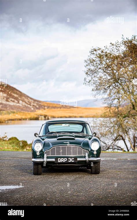 Front View Of A 1965 Aston Martin Db5 Stock Photo Alamy