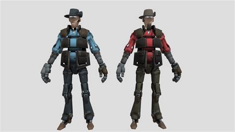 Team Fortress 2 Sniper Robot Download Free 3d Model By Orangesauceu