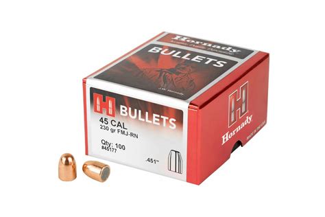 Hornady 45 Cal 451 230 Gr Fmj Rn Dirty Bird Industries