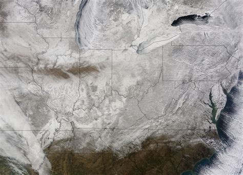 United States Deep Freeze Viewed From Space Spaceref