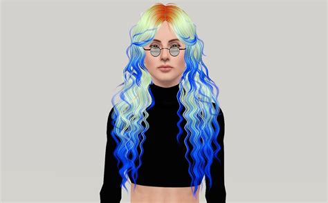 Curly Hairstyle Newsea S Nightwish Retextured By Fanaskher Sims Hairs