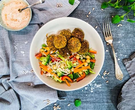 Falafel med matig vitkålssallad Landleys Kök