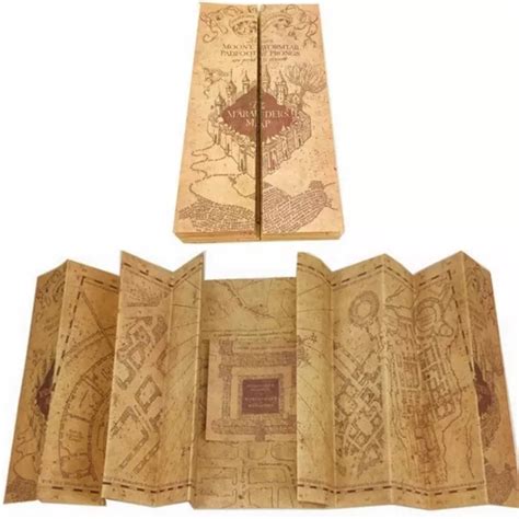 HARRY POTTER MARAUDERS Map Prop Replica Hogwarts Witchcraft Wizardry