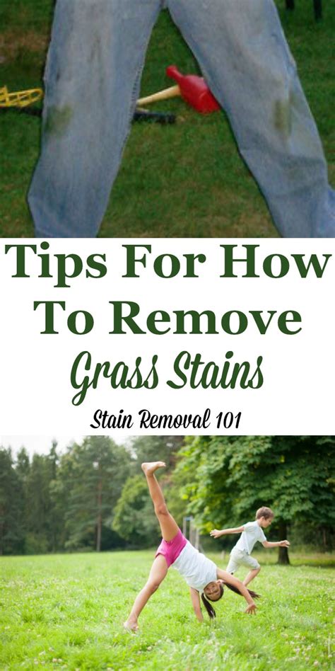 How To Remove Grass Stains: Tips And Hints