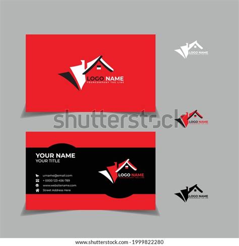 Professional Business Card Logo Design Vector Stock Vector (Royalty ...