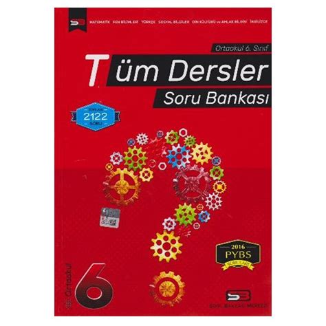 6 Sınıf Tüm Dersler Soru Bankası SBM Soru Bankası Merkezi Yayınları