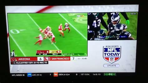 Nfl On Cbs Today Update Cardinals 49ers On Fox 2022 2 Youtube