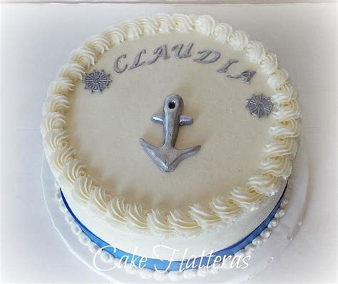 Anchors Away Decorated Cake By Donna Tokazowski Cake Cakesdecor