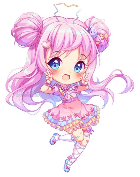 Video Harajuku Chibi By Neko Rina Chibi Girl Drawings Cute Anime