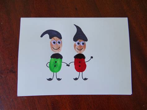 Fingerprint Christmas Cards – Be A Fun Mum