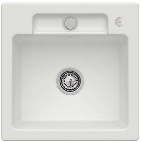 Evier 1 Bac VILLEROY ET BOCH Siluet 50 S Steam CeramicPlus