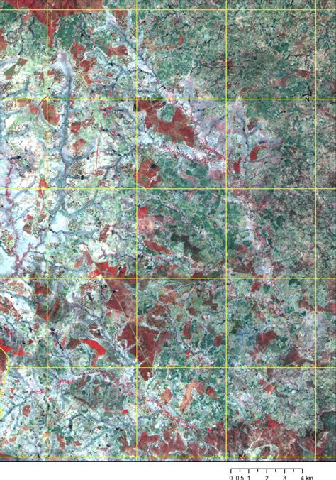 Irs P Awifs False Composite Image Of Part Of South Western Odisha