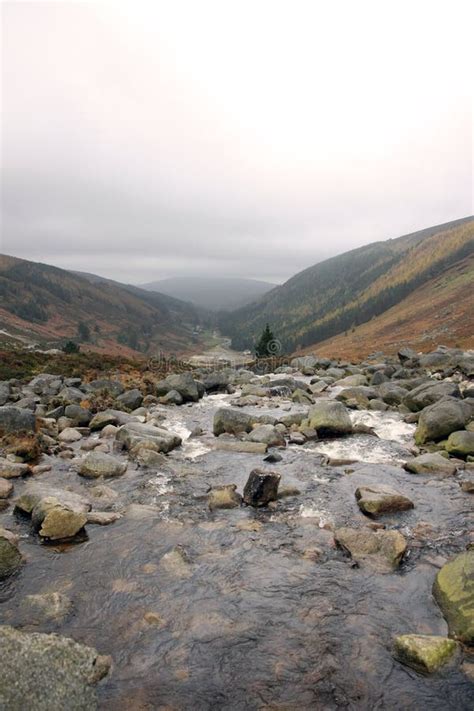 The Wicklow Mountains National Park, River and Waterfall. Stock Image ...