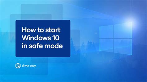 How To Start A Laptop In Safe Mode Windows 10 Baskett Peaced1970