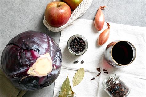 Veganer Apfelrotkohl Mit Karamellisierten Maronen Und Waln Ssen Choartemi