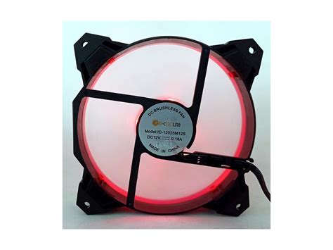 120mm led cooling fan 12cm Id-12025m12s 12cm 4Pin PWM temperature ...