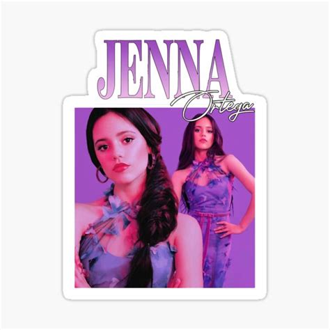 Jenna Ortega Sticker For Sale By Mcclanahankaren Redbubble