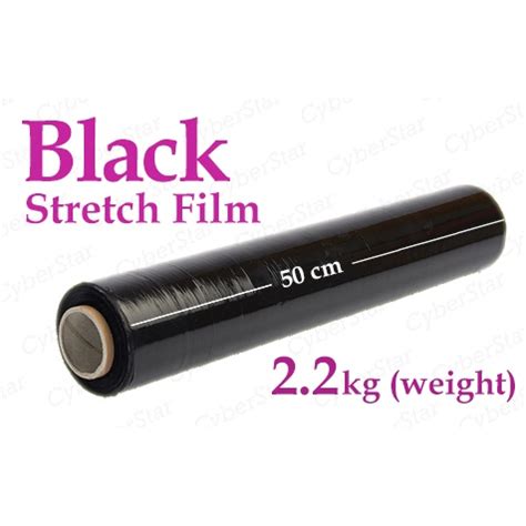 Black Stretch Film Wrapping Roll Cm X Kg X G Core Shopee