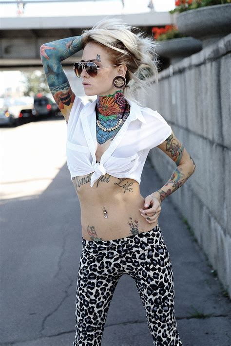 Wallpaper Model Blonde Women With Glasses Urban Arms Up Tattoo