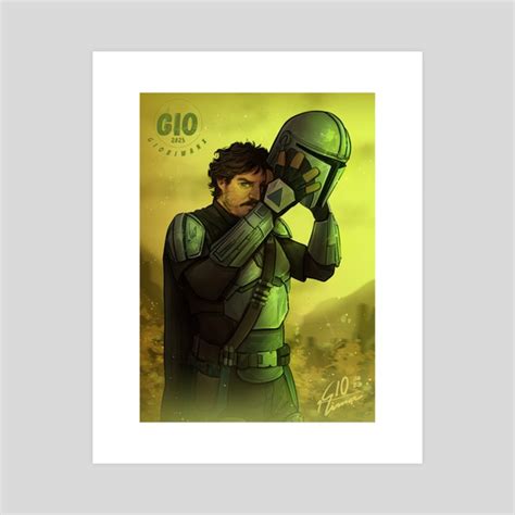 Din Djarin, an art print by Giovanna Lima - INPRNT