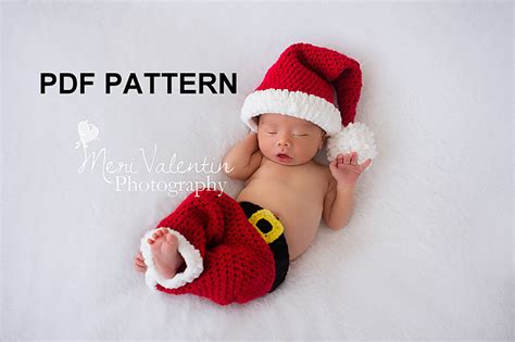 Ravelry Newborn Santa Set Pattern By Rebecca Winemiller