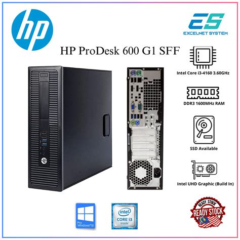 Hp Prodesk G Small Form Factor Sff Desktop Lazada