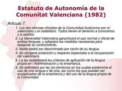 Ppt La Situaci N Socioling Stica De La Comunidad Valenciana