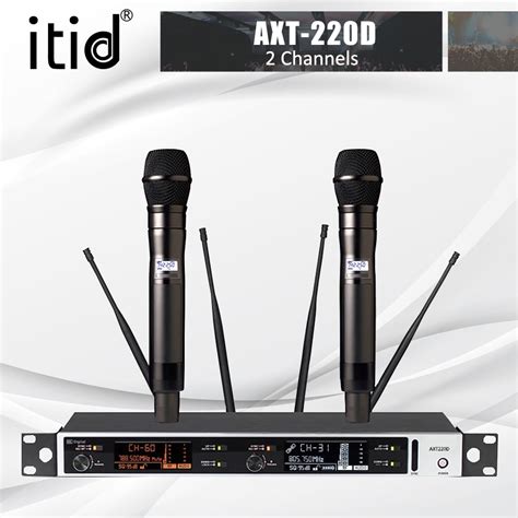 Ntbd Axt D Stage Performance Party Uhf Professional Dual Wireless