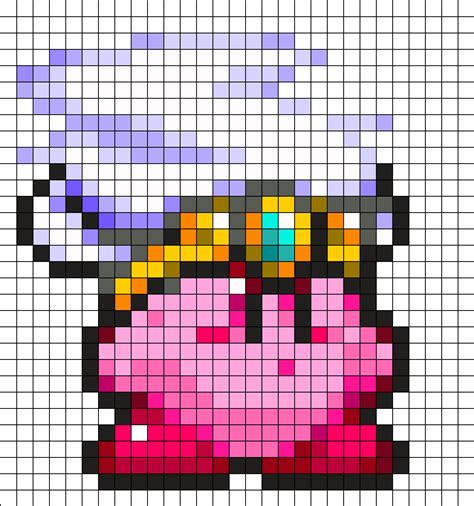 Tornado Kirby By Hoshinokaabi On Kandi Patterns Perler Bead Pokemon Patterns Perler Bead Art