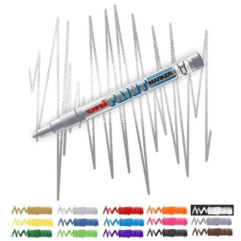 Caneta Marcador Permanente Uni Paint Marker PX 21 Uniball