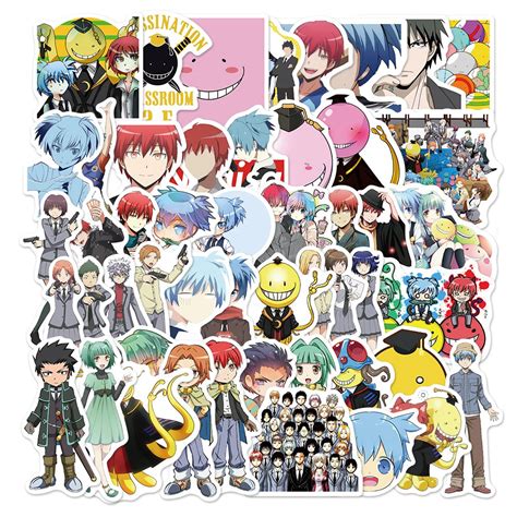 50pcs Assassination Classroom 2 Stickers Au Sticker World