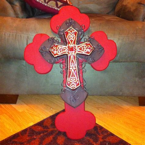 DIY Wooden Cross Art