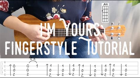 Fingerstyle Ukulele Tutorial - I'm Yours - Jason Mraz (inspired by Sungha Jung; with tabs on ...