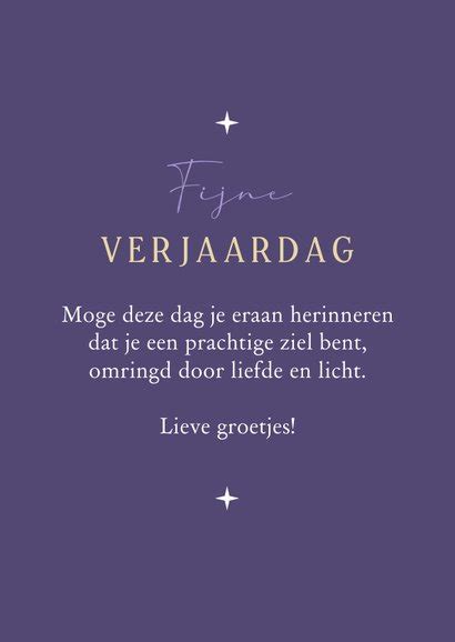 Spirituele Verjaardagskaart Leven Ziel Galaxy Kaartje Go