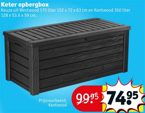 Keter Opbergbox Aanbieding Bij Kruidvat