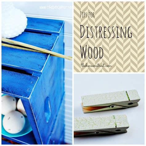 Wood Distressing Tips The Benson Street