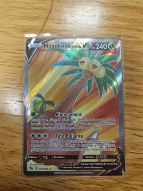 Carte Pokemon Noadkoko Dalola V Full Art Pok Mon Go Eb