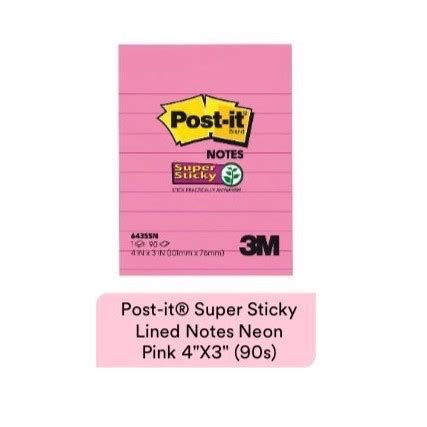 M Post It Super Sticky Lined Notes X S Shopee Thailand