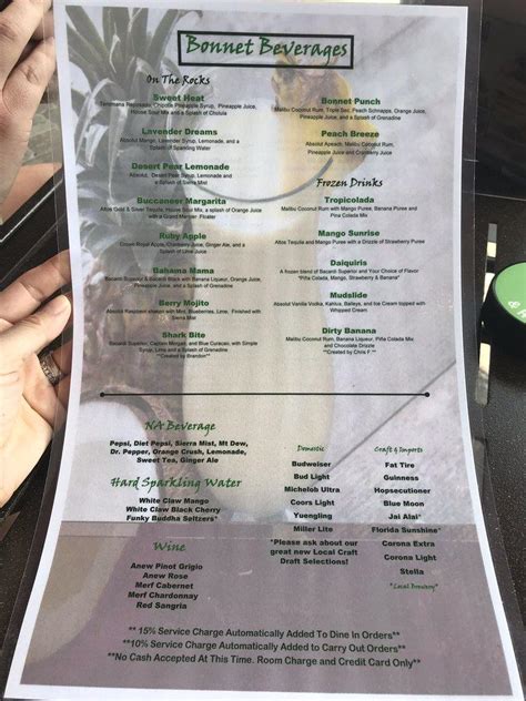 Menu At Escudos Restaurante Y Barra Orlando