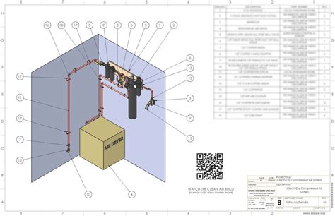 Clean-dry Compressed Air Layout/diagram Cheat Sheet - Etsy