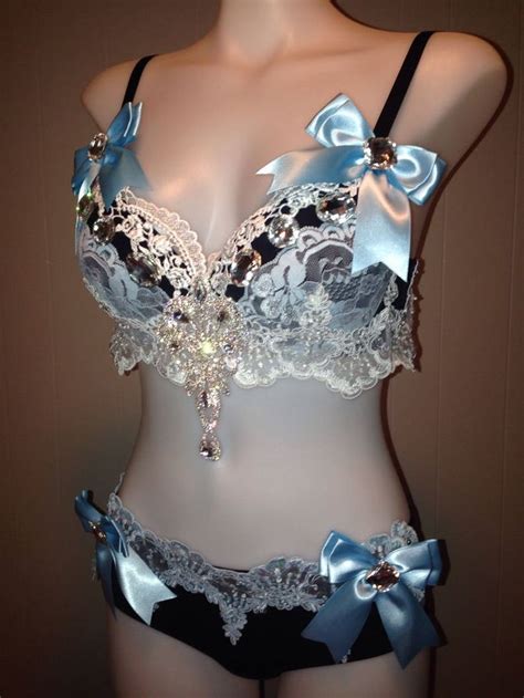 CUSTOM SIZE Alice In Wonderland 3 Edc Rave Bra Escape Nocturnal Beyond