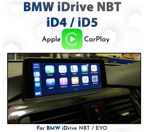 BMW IDrive CIC HIGH NBT EVO ID 4 ID5 Apple CarPlay Integration Kit